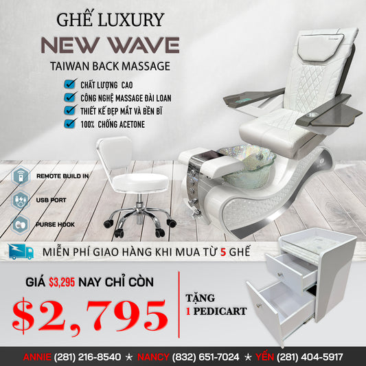 [Expired] New Wave with Taiwan Back Massage + Free Pedicart