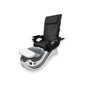Dolphin Gray Stripe with Gray Fiberglass Bowl – DT PediSpa Back Massage