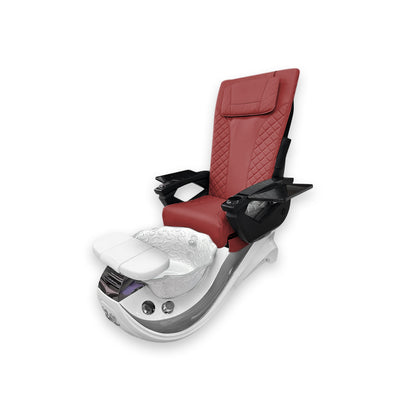 Dolphin Gray Stripe with White Fiberglass Bowl – DT PediSpa Back Massage