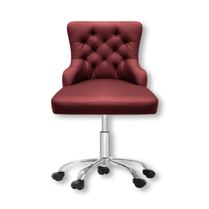 Luxury Venice Mani/Pedi Stool Light Red