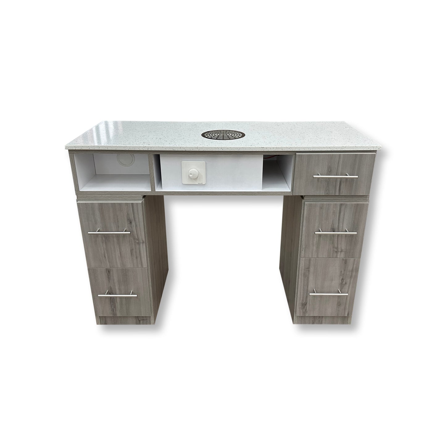 Abalone Grey Single Nail Table with build-in Air filter system