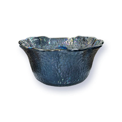 Dolphin Black Glass Bowl