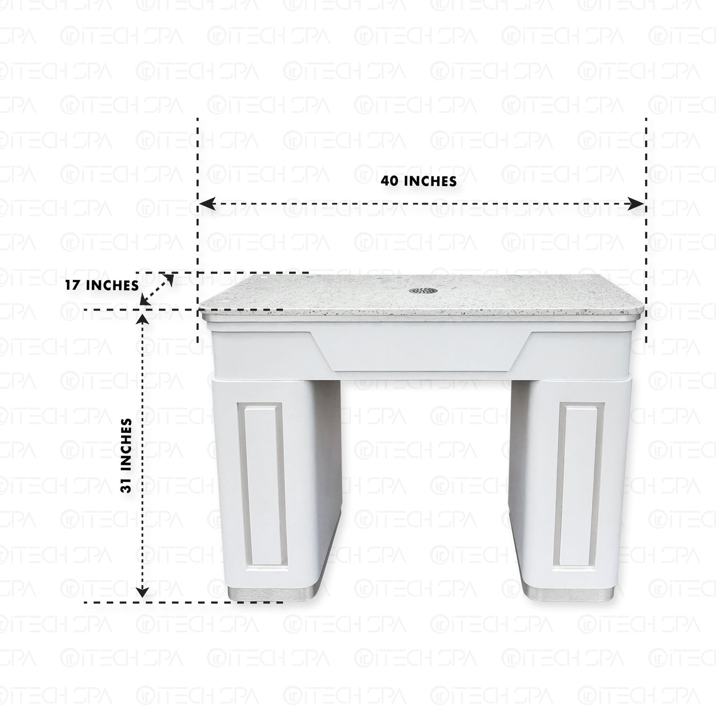 Le Blanc Single Nail Table